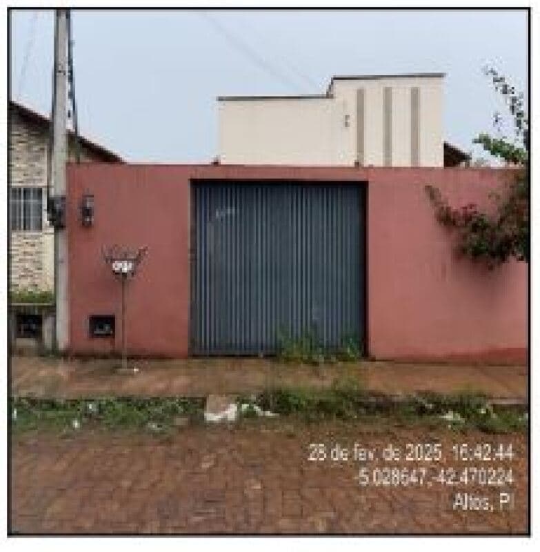 Casa em leilão em Altos - PI — LOTE 252 [8444427866287] CASA 58,42M² - ALTOS/PI