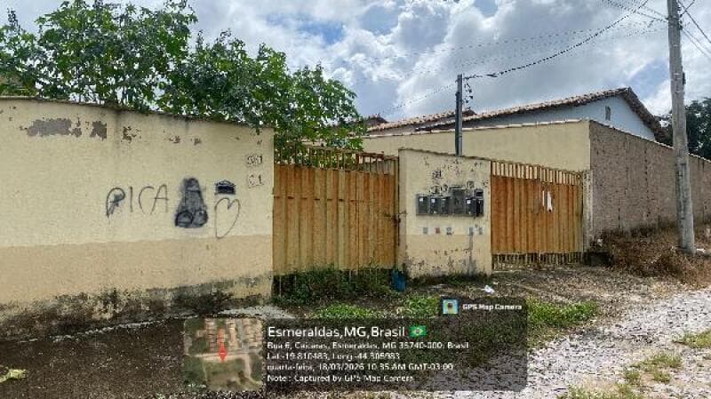 Casa em leilão em Esmeraldas - MG, bairro Dumaville — LOTE 142 [8444424514550] CASA 57,12M² - ESMERALDAS / MG
