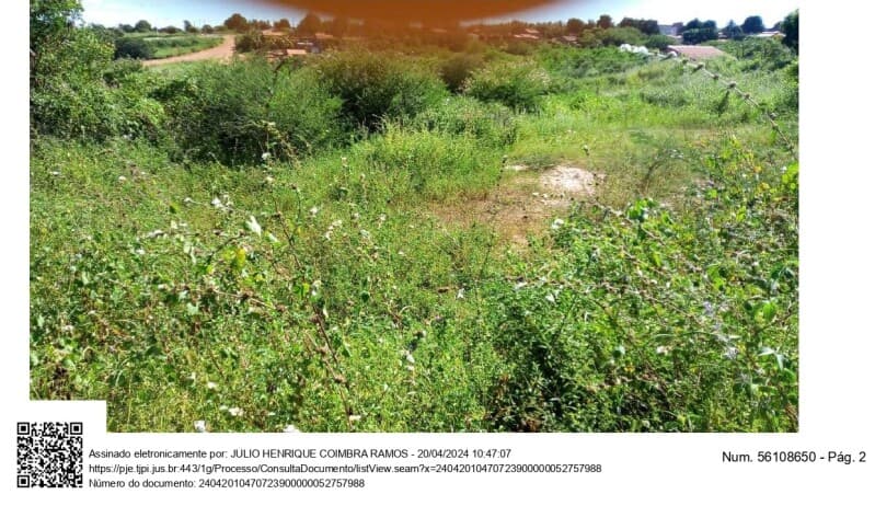 Foto 2 de 5: Terreno em leilão em Avelino Lopes - PI — LOTE 001 LOTES DE TERRENOS