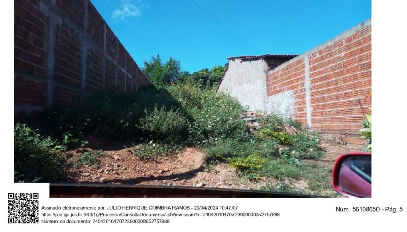 Foto 5 de 5: Terreno em leilão em Avelino Lopes - PI — LOTE 001 LOTES DE TERRENOS