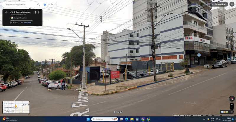 Terreno em leilão em Ijuí - RS — LOTE 002 TERRENO URBANO DE 760M² NA RUA FLORIANO PEIXOTO, ESQUINA COM A RUA SETE DE SETEMBRO EM IJUÍ