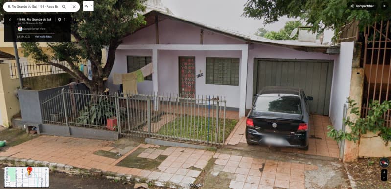 Casa em leilão em Ijuí - RS — LOTE 001 CASA DE ALVENARIA NÚMERO 1194 NA RUA RIO GRANDE DO SUL, BAIRRO ASSIS BRASIL EM IJUÍ/RS