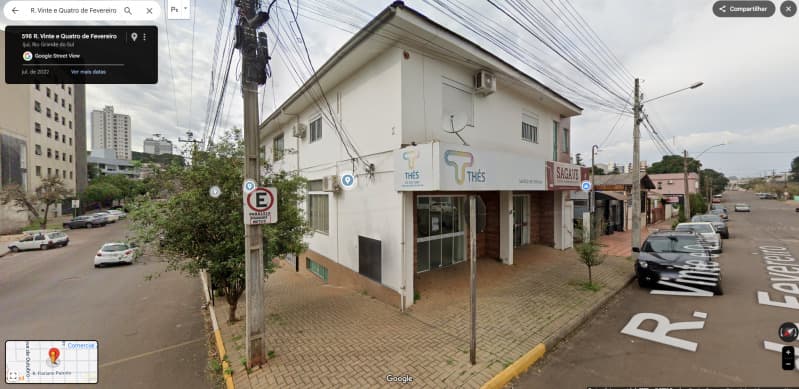 Foto 2 de 6: Terreno em leilão em Ijuí - RS — LOTE 001 TERRENO URBANO COM ÁREA DE 218,50M², SITUADO NA RUA VINTE E QUATRO DE FEVEREIRO, NO CENTRO
