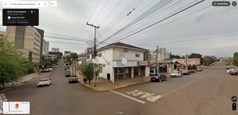 Foto 4 de 6: Terreno em leilão em Ijuí - RS — LOTE 001 TERRENO URBANO COM ÁREA DE 218,50M², SITUADO NA RUA VINTE E QUATRO DE FEVEREIRO, NO CENTRO