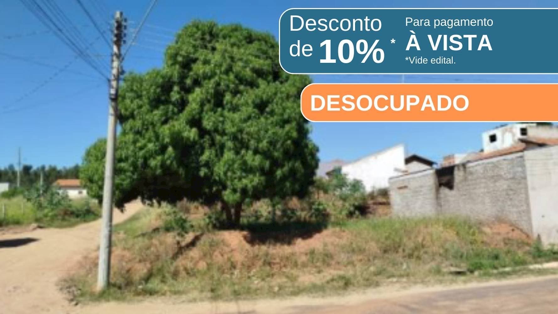 Terreno em leilão em Pacaembu - SP — Terreno no Bairro Jardim Marajá em Pacaembu/SP