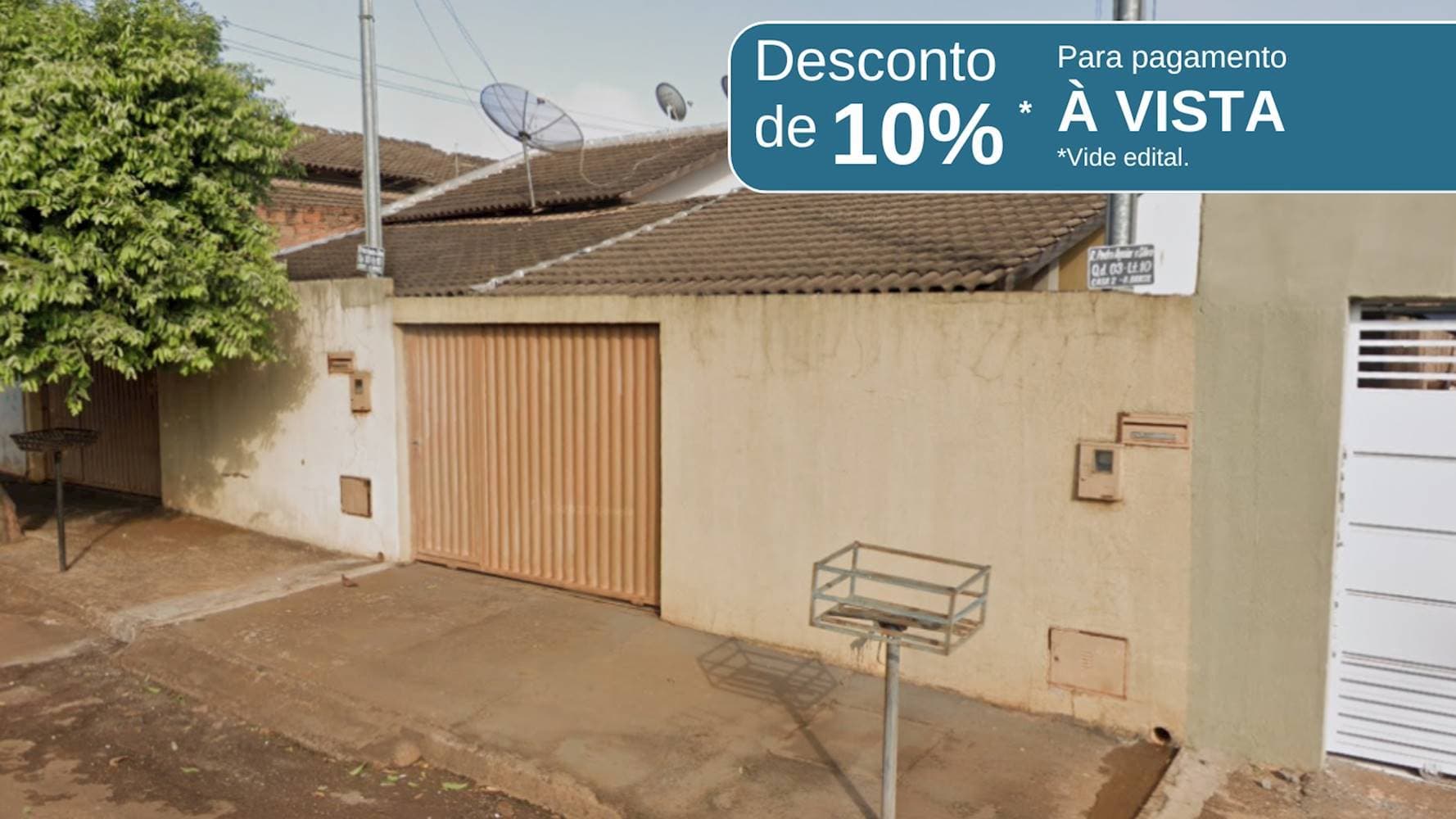 Foto 1 de 8: Casa em leilão em Santa Helena de Goiás - GO — Casa no Bairro Brasil em Santa Helena de Goiás/GO