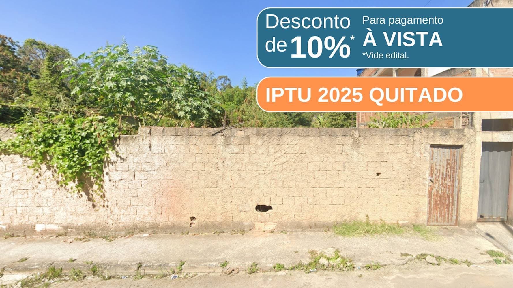 Foto 1 de 6: Terreno em leilão em Ribeirão das Neves - MG — Terreno em Labanca Justinópolis - Ribeirão das Neves/MG