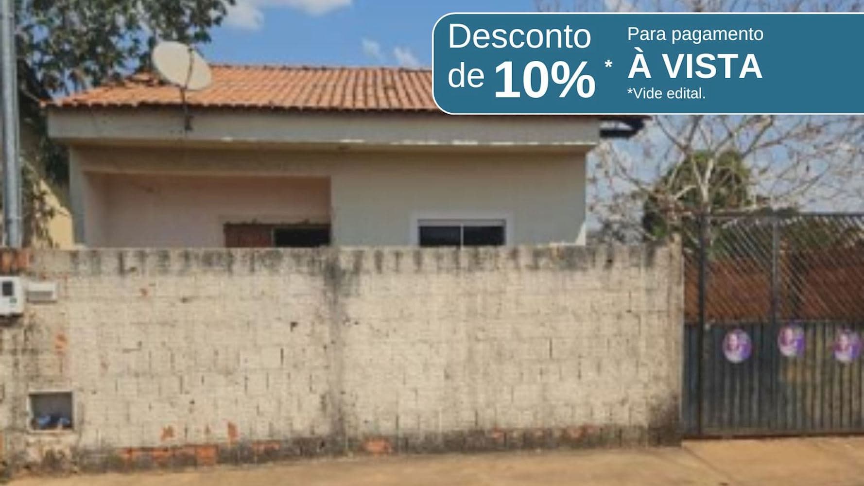 Foto 1 de 5: Casa em leilão em Padre Bernardo - GO, bairro Vila Divinéia — Casa na Vila Divinéia em Padre Bernardo/GO