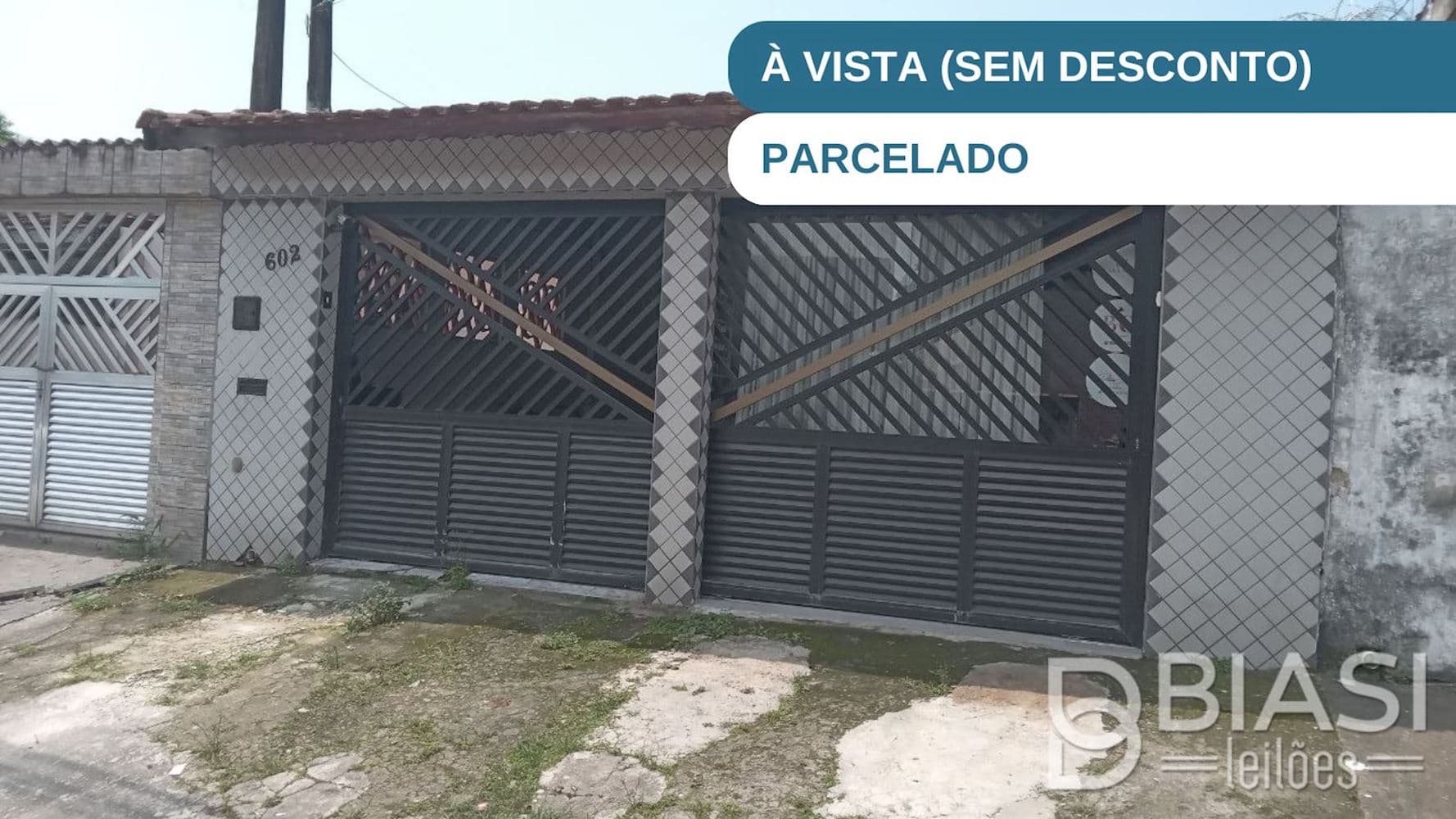 Foto 1 de 5: Casa em leilão em São Vicente - SP, bairro Parque Bitaru — Casa no Parque Bitaru em São Vicente/SP