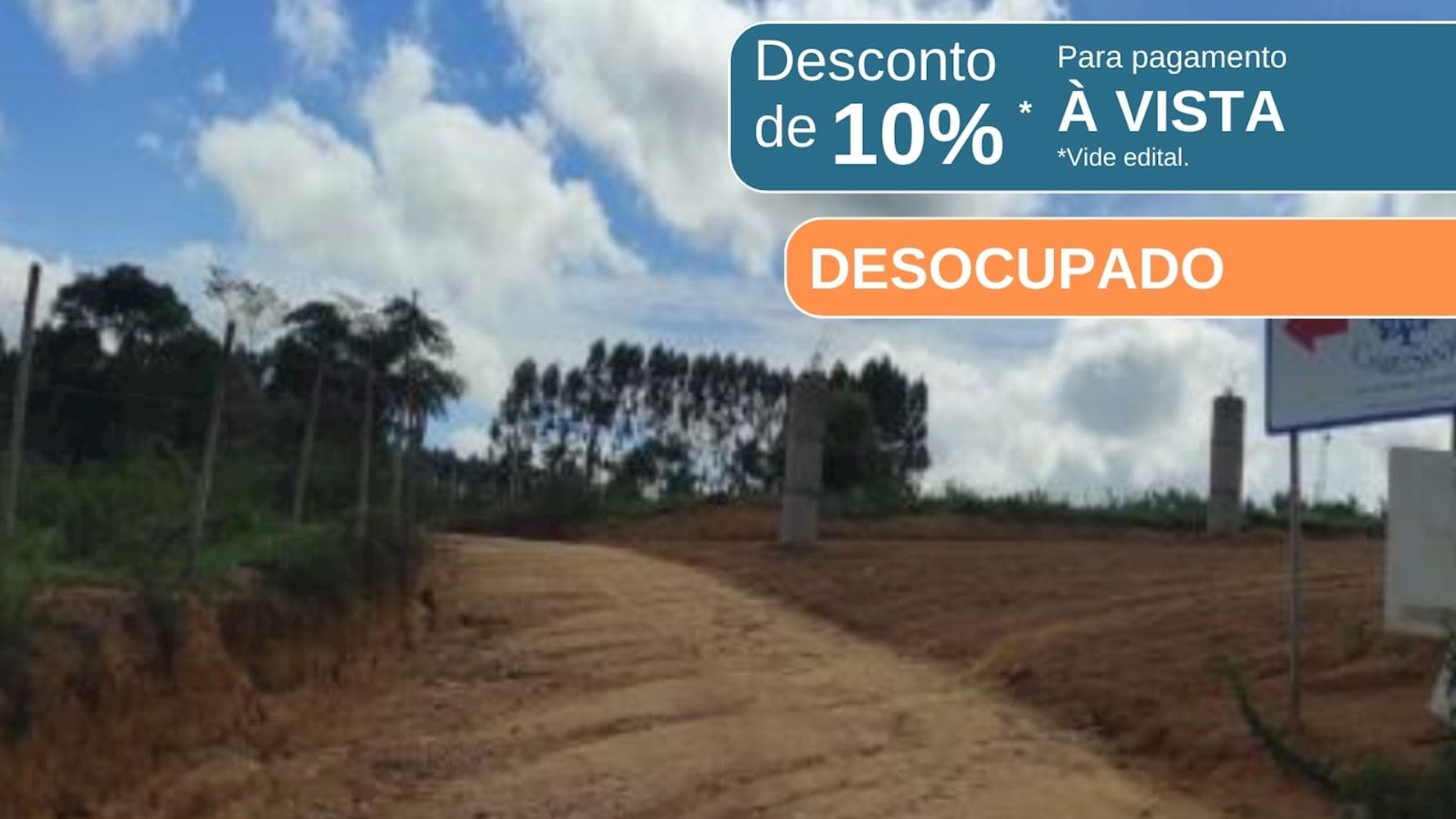 Foto 1 de 9: Terreno em leilão em Eunápolis - BA, bairro Adolfo Xavier — Terreno em Adolfo Xavier - Eunápolis/BA