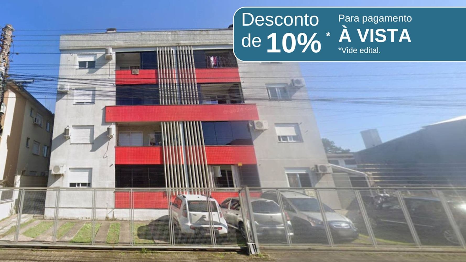 Foto 1 de 5: Apartamento em leilão em Cachoeirinha - RS, bairro City — Apartamento no "Edifício Residencial Santo Antonio II " - City - Cachoeirinha/RS
