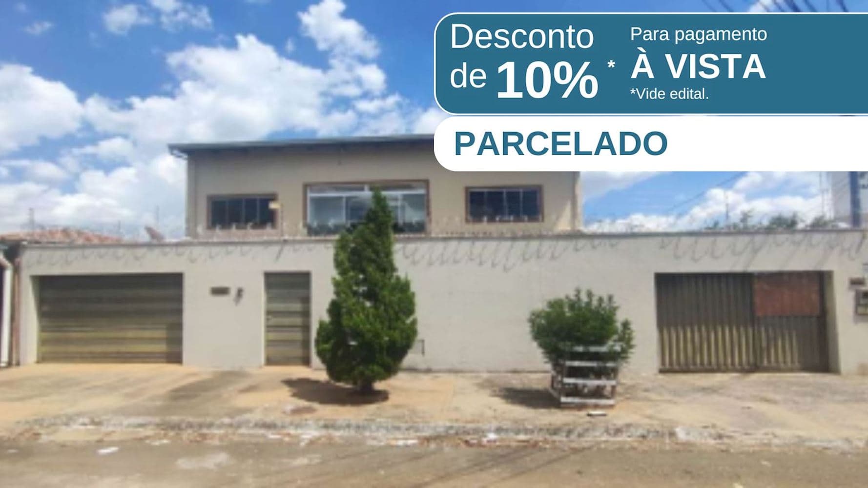 Foto 1 de 6: Casa em leilão em Goiânia - GO, bairro Jardim Europa — Casa no Jardim Europa em Goiânia/GO
