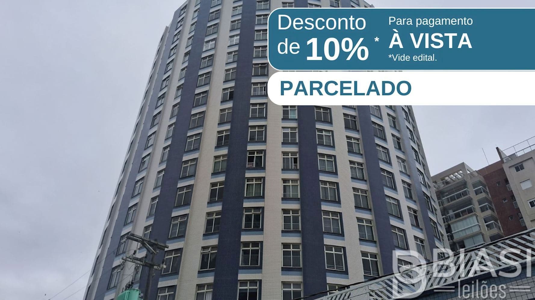 Apartamento em leilão em Itanhaém - SP, bairro Praia do Sonho — Apartamento no "Edifício Abarebebê" - Praia do Sonho - Itanhaém/SP