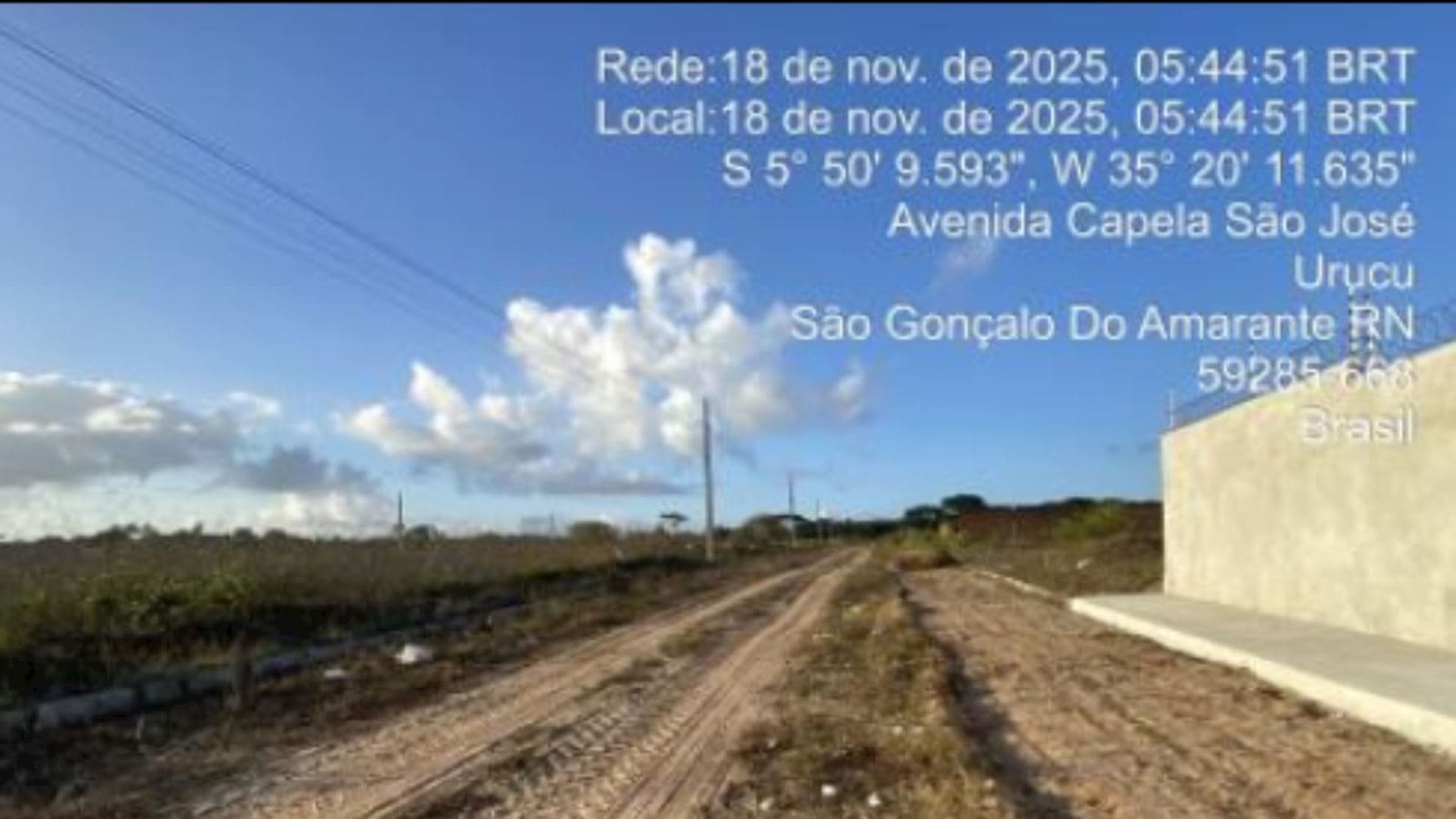Foto 3 de 4: Terreno em leilão em São Gonçalo Do Amarante - RN, bairro Capela São José — Terreno na Capela São José em São Gonçalo do Amarante/RN