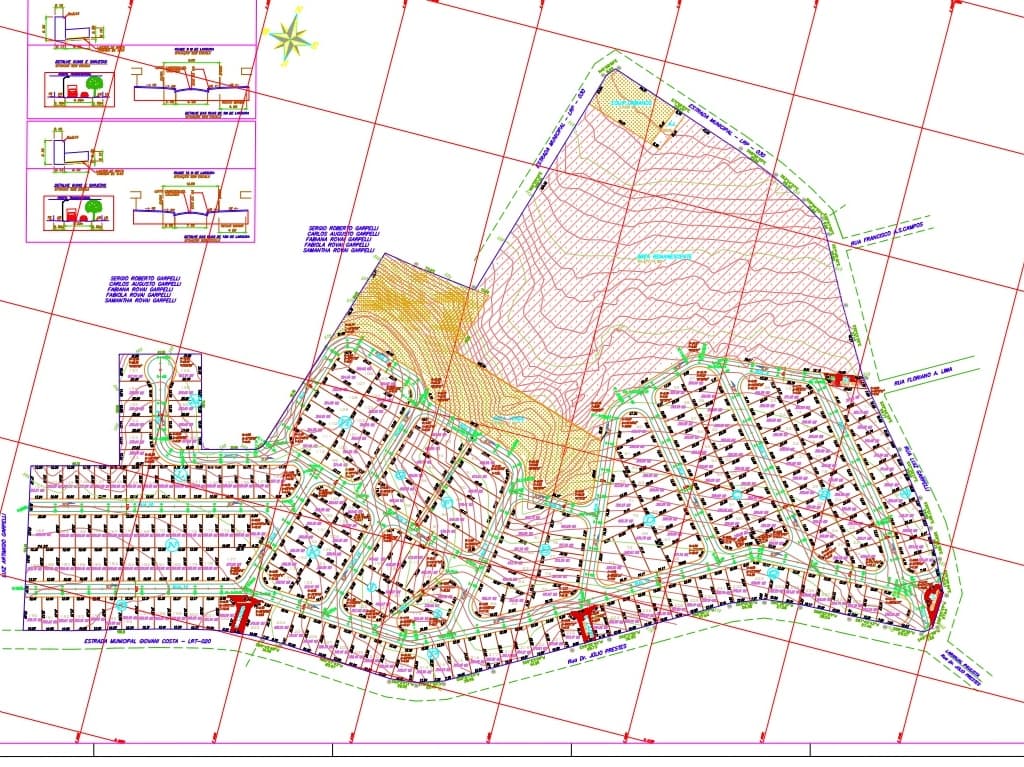 Terreno em leilão em Laranjal Paulista - SP — Lotes de Terrenos, até 300m², 23 LOTES, Residencial Nenê Garpelli, Laranjal Paulista/SP