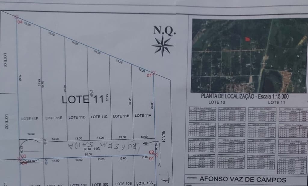 Foto 3 de 3: Terreno em leilão em Santo Antônio De Leverger - MT — Lote de Terreno, 532,00m², Chácaras de Recreio Beira Rio, Santo Antônio do Leverger/MT
