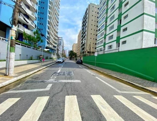 Foto 3 de 18: Apartamento em leilão em Praia Grande - SP — Apartamento, 43,53m², Edifício Camilla, Tupi, Praia Grande/SP