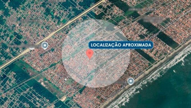 Terreno em leilão em Itanhaém - SP — Terreno no Litoral com 585 m² - Estância Balnearia Itanhaém - Itanhaém - SP