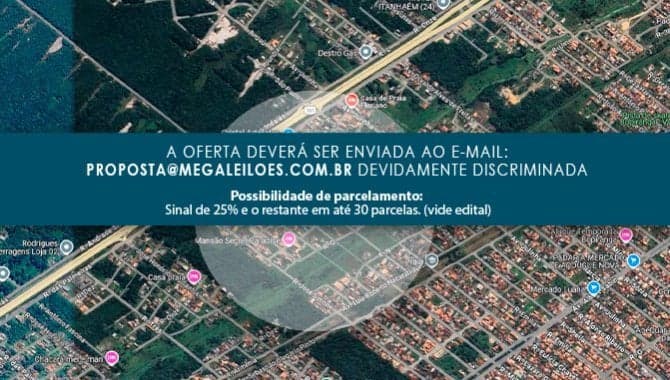 Foto 1 de 3: Terreno em leilão em Itanhaém - SP — Terreno 300 m² (Lt. 20 da Qd. 63) - Jardim Regina B - Itanhaém - SP