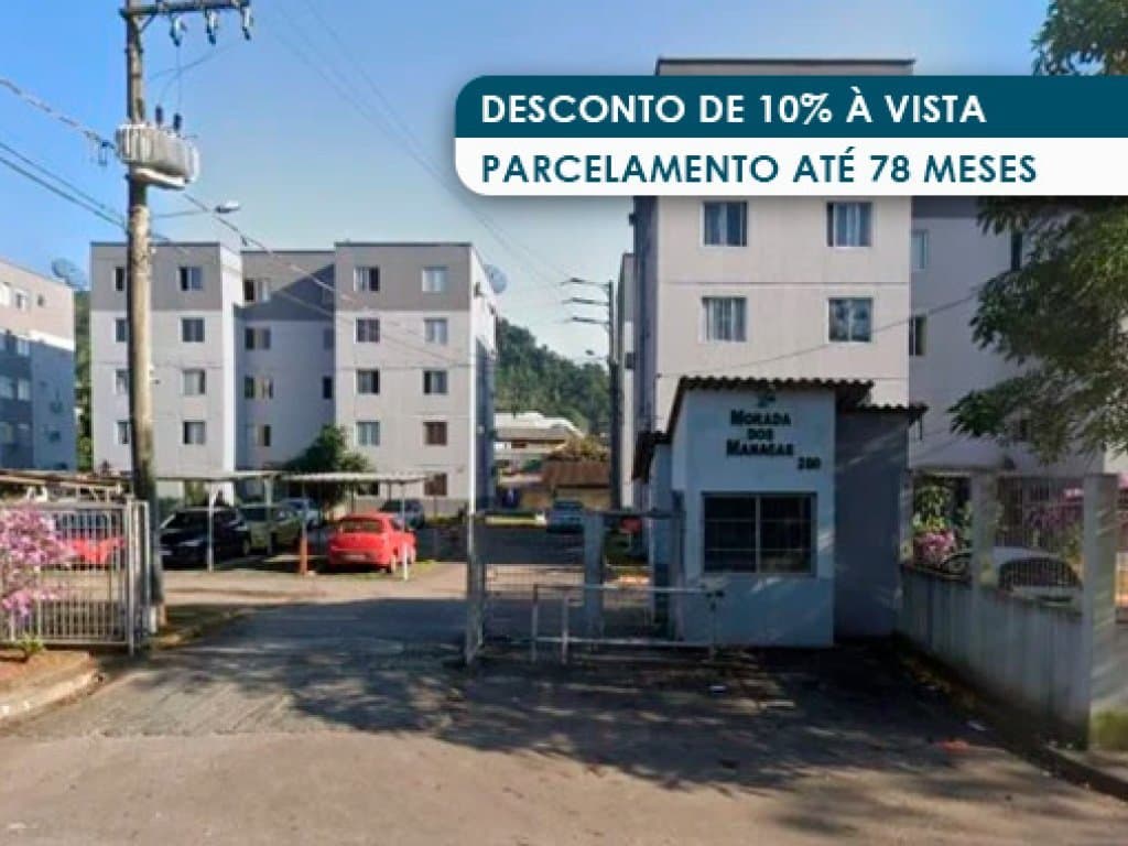 Foto 2 de 3: Apartamento em leilão em Blumenau - SC — Apartamento 41 m² (01 vaga) - Passo Manso - Blumenau - SC