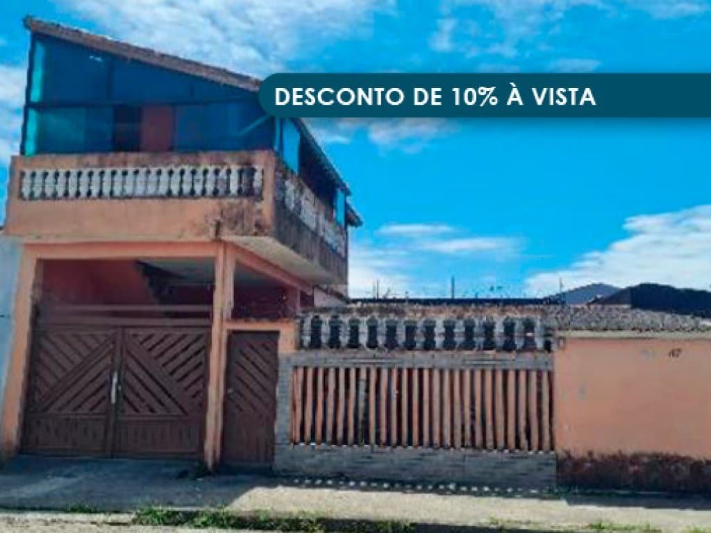 Foto 2 de 3: Casa em leilão em Itanhaém - SP — Casa 98 m² - Jardim Corumbá - Itanhaém - SP
