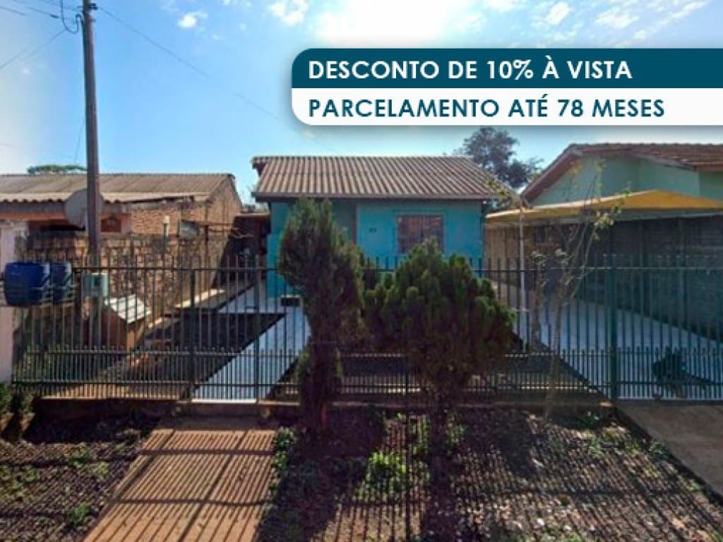 Foto 2 de 3: Casa em leilão em Pinhão - PR — Casa em Terreno de 210 m² - Vila Caldas - Pinhão - PR