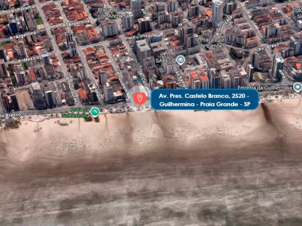 Foto 7 de 7: Apartamento em leilão em Praia Grande - SP — Apartamento 40 m² (Condomínio frente à praia) - Guilhermina - Praia Grande - SP