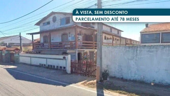 Foto 1 de 4: Casa em leilão em Saquarema - RJ — Casa 73 m² - Boqueirão - Saquarema - RJ