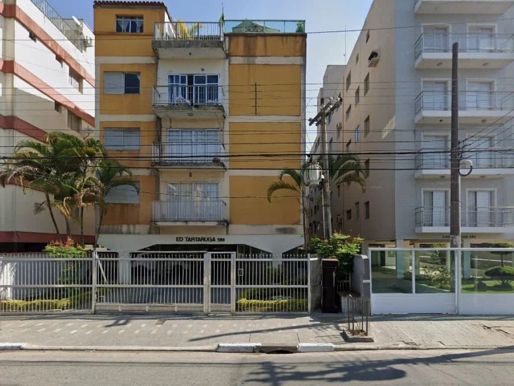 Foto 2 de 6: Apartamento em leilão em Guarujá - SP — Apartamento 97 m² e 02 vagas (Edifício Tartaruga) - Praia da Enseada - Guarujá - SP