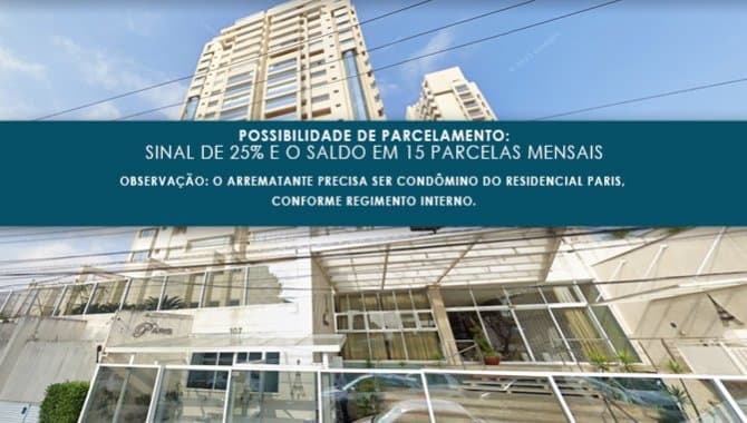 Foto 1 de 6: Terreno em leilão em Santo André - SP — Vaga para Moto 2 m² (Unid. 01 - Residencial Paris) - Centro - Santo André - SP