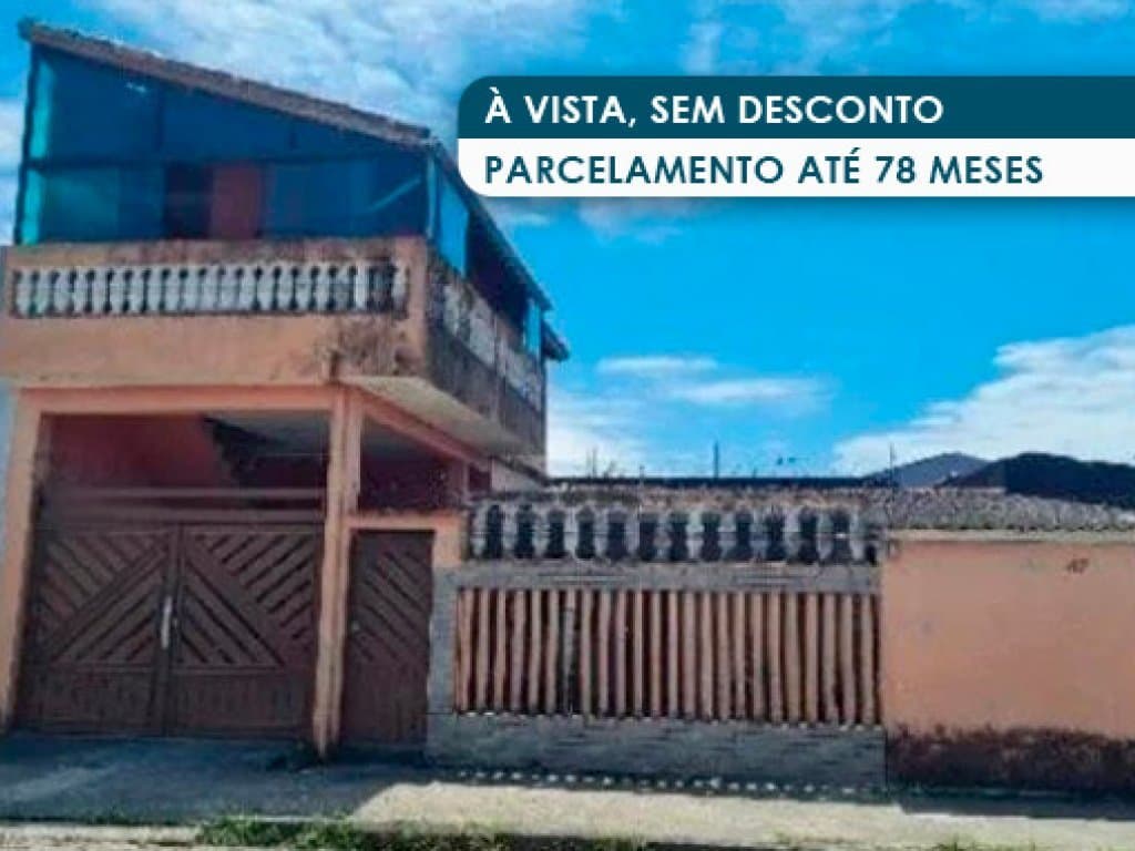 Foto 2 de 3: Casa em leilão em Itanhaém - SP — Casa 98 m² - Jardim Corumbá - Itanhaém - SP