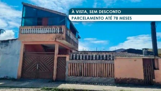 Foto 1 de 3: Casa em leilão em Itanhaém - SP — Casa 98 m² - Jardim Corumbá - Itanhaém - SP