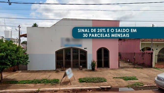 Foto 1 de 5: Comercial em leilão em Rio Verde De Mato Grosso - MS — Imóvel Comercial e Residencial com Área de 1.000 m² - Centro - Rio Verde do Mato Grosso - MS