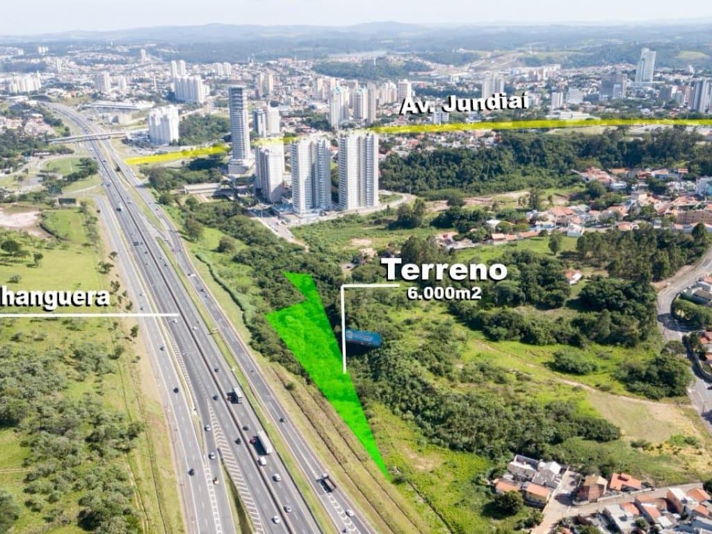 Foto 3 de 7: Terreno em leilão em Jundiaí - SP — Área de 6.685 m² (na Via Anhanguera) - Jundiaí - SP