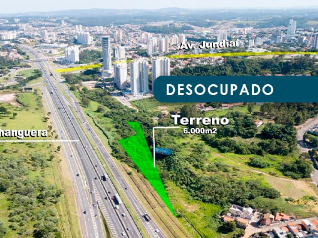 Foto 2 de 7: Terreno em leilão em Jundiaí - SP — Área de 6.685 m² (na Via Anhanguera) - Jundiaí - SP