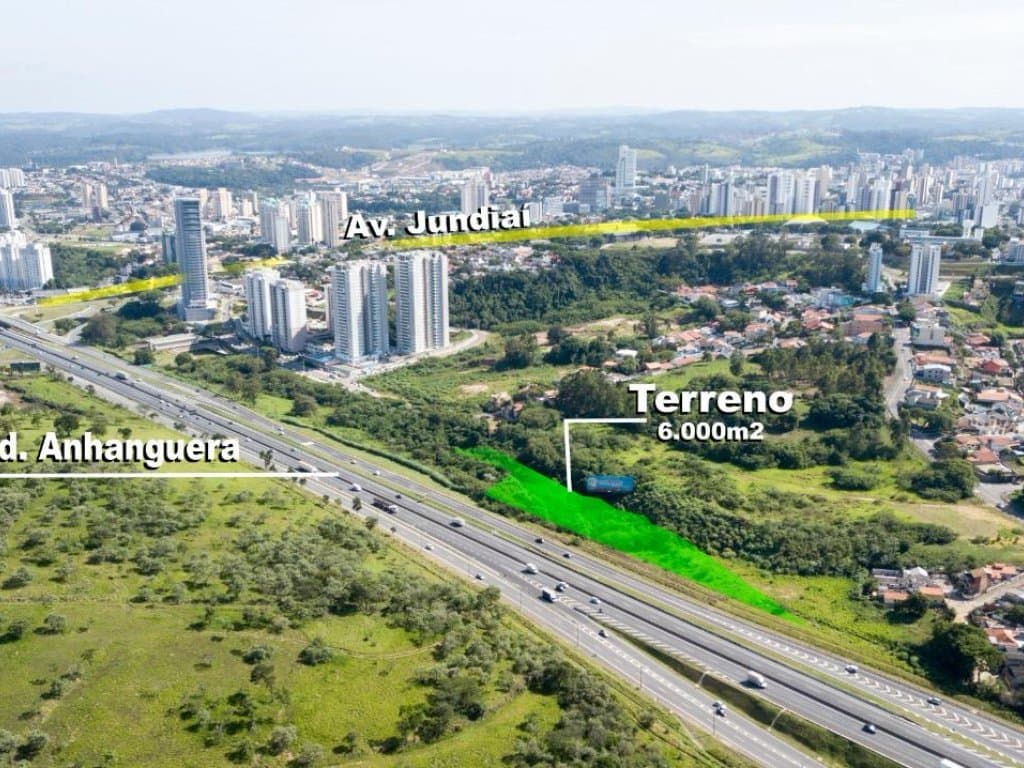 Foto 4 de 7: Terreno em leilão em Jundiaí - SP — Área de 6.685 m² (na Via Anhanguera) - Jundiaí - SP