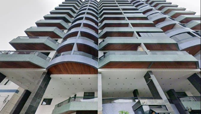 Foto 1 de 5: Apartamento em leilão em Praia Grande - SP — Apartamento 90 m² (Unid. 52 do Residencial Kaique - Bloco A) - Praia Ocian - Praia Grande - SP