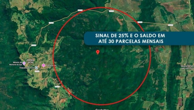 Foto 1 de 2: Area Rural em leilão em Bodoquena - MS — Imóvel Rural com 256 ha - Sítio Pontal da Serra - Bodoquena - MS