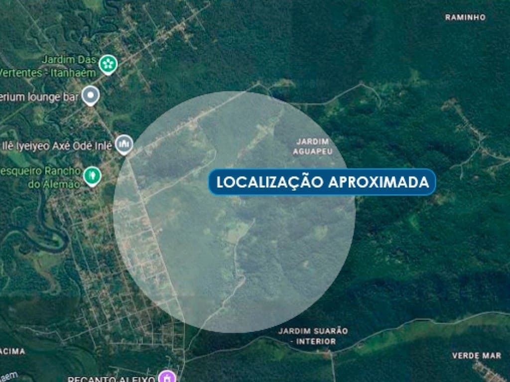 Foto 2 de 2: Terreno em leilão em Itanhaém - SP, bairro Jardim Aguapeu — Área de 2.500 m² - Jardim Aguapeu - Itanhaém - SP
