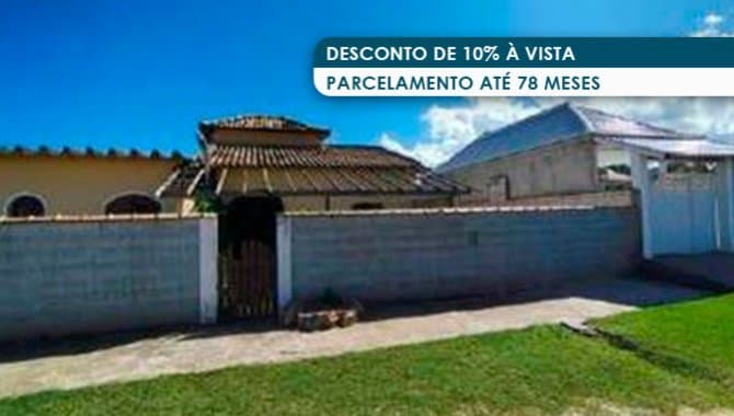 Foto 1 de 3: Casa em leilão em Saquarema - RJ, bairro Jaconé (Sampaio Correia) — Casa 42 m² Jaconé - Saquarema - RJ