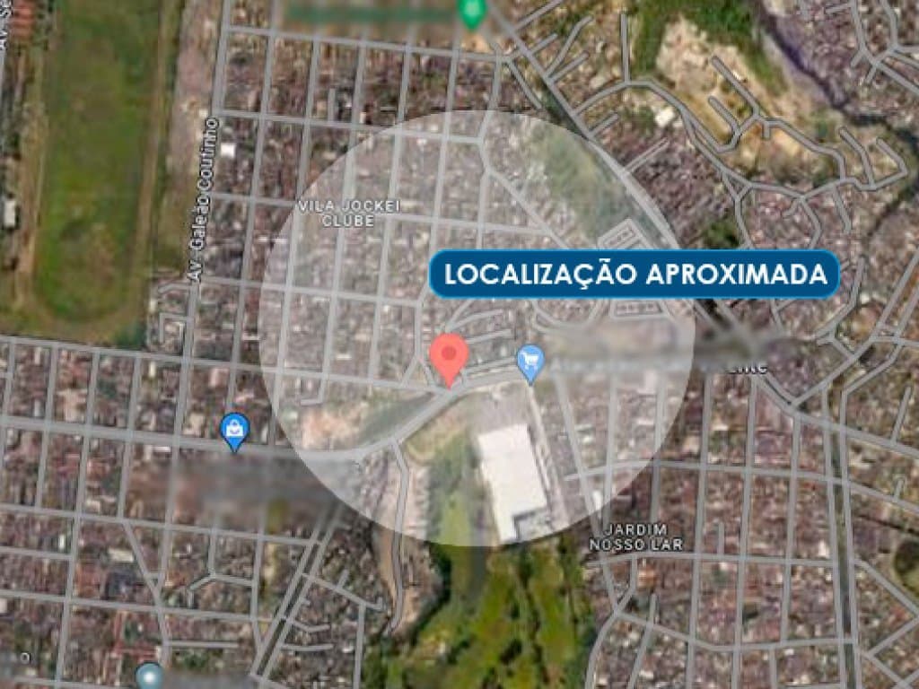 Foto 2 de 2: Terreno em leilão em São Vicente - SP, bairro Vila Jockey Clube — Terreno no Litoral 320 m² - Vila Jockey Clube - São Vicente - SP
