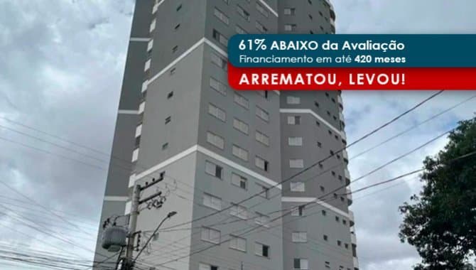 Apartamento em leilão em Anápolis - GO, bairro Jundiaí — Apartamento 133 m² (Unid. 603) - Jundiaí - Anápolis - GO
