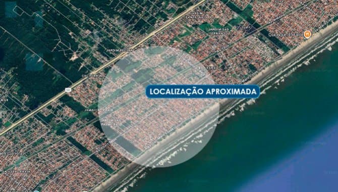 Foto 1 de 2: Terreno em leilão em Itanhaém - SP, bairro Jardim Comendador — Terreno no Litoral com 339 m² - Jardim Comendador - Itanhaém - SP