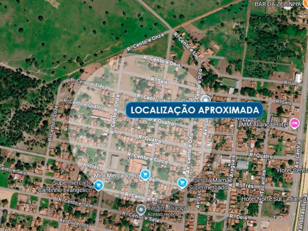 Foto 2 de 2: Terreno em leilão em Aliança Do Tocantins - TO — Terreno 360 m² (Lt. 12 da Qd. 04) - Loteamento Jardim Aliança - Aliança do Tocantins - TO
