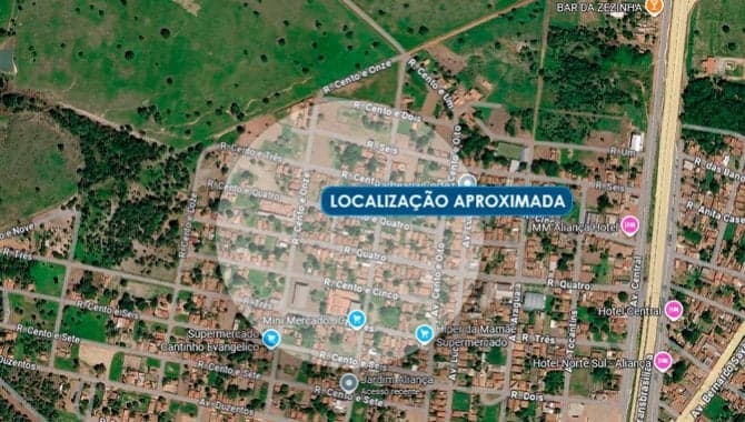 Foto 1 de 2: Terreno em leilão em Aliança Do Tocantins - TO — Terreno 406 m² (Lt. 14 da Qd. 04) - Loteamento Jardim Aliança - Aliança do Tocantins - TO