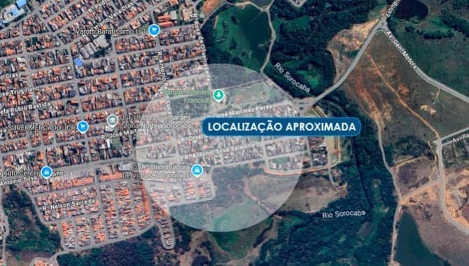 Foto 1 de 2: Terreno em leilão em Sorocaba - SP, bairro Itavuvu — Terreno 134 m² (Núcleo Habitacional Vitória Régia III) - Itavuvu - Sorocaba - SP