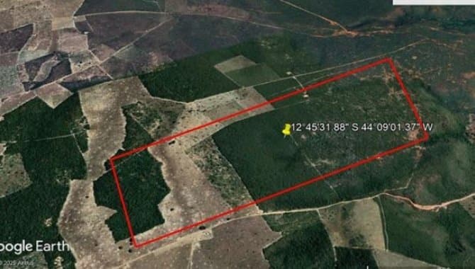 Foto 1 de 3: Area Rural em leilão em Serra Dourada - BA — Área Rural 100 ha - Serra Dourada-BA - Fazenda São Joaquim - Seta Branca