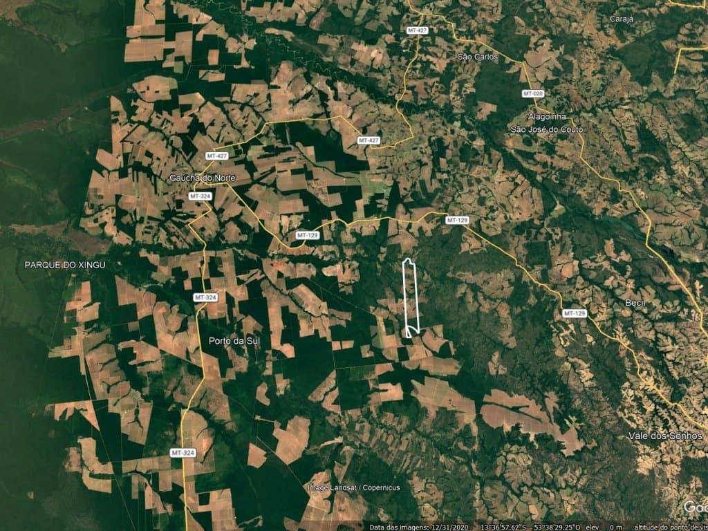 Foto 8 de 8: Area Rural em leilão em Paranatinga - MT — Área Rural com 2.586 ha - Fazenda Equus II - Gaúcha do Norte - MT