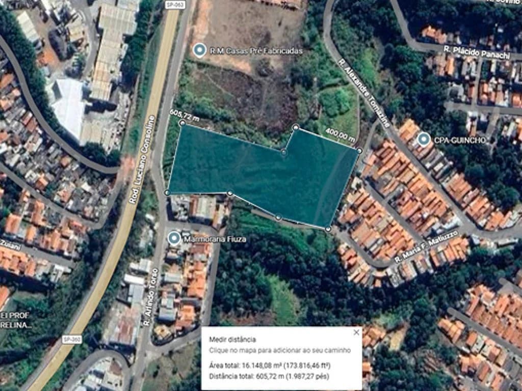 Foto 2 de 7: Terreno em leilão em Itatiba - SP, bairro Bela Vista — Área para Incorporação Imobiliária 16.144 m² - Bela Vista - Itatiba - SP