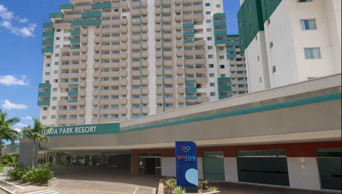 Foto 1 de 5: Apartamento em leilão em Olímpia - SP, bairro Jardim Santa Efigênia — Fração Ideal (1/13) do Apartamento Comercial 46 m² (Unid. 604 no Olímpia Park Resort) - Olímpia - SP